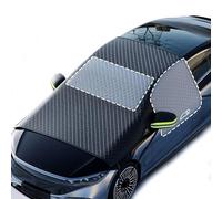 GEBBEM Winter Car Window Frost Cover for Range Rover Sport II L494 3.Gen 2017-2022, Anti-ice and Snow, Covers Side Windows and Door Handles, Black Oxford Large