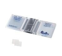 Cell Counting Chamber,Hemocytometer Neubauer Improved Blood Counting Chamber with Bright Line and 2 pcs Coverslips