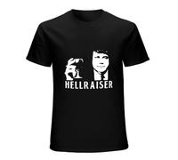 GEBELYU Men's Oliver Reed 'Hellraiser' T-Shirt - British Actor, Legend, Black Black L