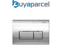 Geberit 115.260.46.1 KAPPA50 Dual Flush Matt Chrome Flush Plate KAPPA 50 UP200