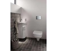 Geberit 115.770.21.5 Sigma01 Dual Flush Push Button Plate, Gloss Chrome