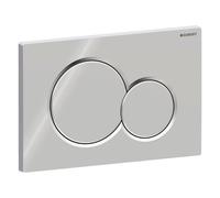 Geberit 115.770.21.5 Sigma01 Dual Flush Push Button Plate, Gloss Chrome