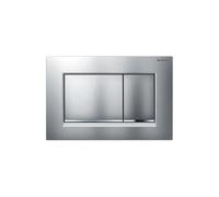 Geberit Flush Plate Sigma30 115.883.JQ.1 Dual-Flush Matt Lacquered Chrome Easy Clean