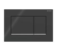 GEBERIT 115.883.KM.1 SIGMA30 DUAL FLUSH BUTTON BLACK CHROME BNIB