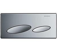 Geberit 115228211 Actuator Plate Kappa 20 for 2 Quantity Activation High Gloss Chrome-Plated