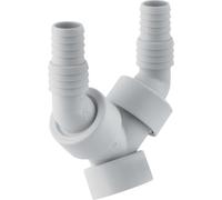 Geberit 152.767.11.1 Double Hose Connector Elbow for Washing Machine