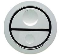 Geberit 241.413.21.1 Pneumatic Dual Flush Chrome Toilet Push Button for AP109 Cisterns - Multi-Colour