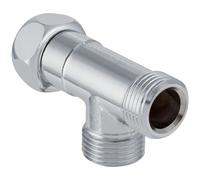 Geberit AquaClean Chromed Tee with male thread