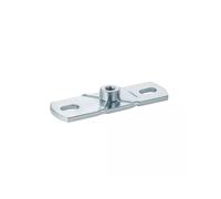 Geberit Base plate angular 2-hole with threaded socket M10 / G1/2'' Universal