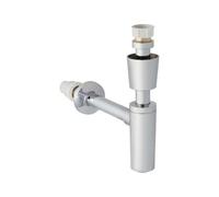 Geberit Basin Tube Bottle Trap Connector Horizontal Outlet Chrome 151.039.21.1