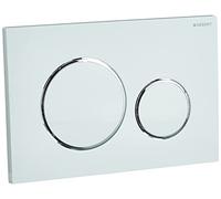 Geberit DUOFIX Sigma 20 Dual Flush Plate, White/Chrome (115.882.KJ.1)