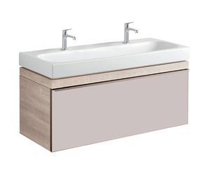 Geberit Citterio 1184mm Wall Mounted Vanity Unit with Soft Close Drawer Oak Beig