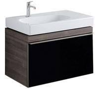 Geberit Citterio 750mm Black & Grey Brown Oak Basin Unit 500.557.jj.1