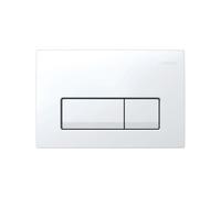 Geberit Delta50 Dual Flush Plate for Concealed Cisterns - White