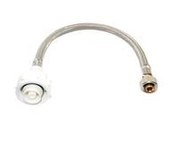 Geberit Concealed Cistern 333mm 3/8" Knurled Braided Connector Hose 240.921.00.1
