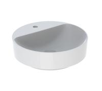 Geberit Countertop Basin VariForm 1 Tap Hole 158xØ450mm White
