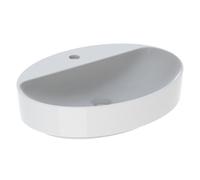 Geberit Countertop Basin VariForm 1 Tap Hole 600x158x450mm White 500773012