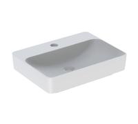 Geberit Countertop Basin VariForm KeraTect 1 Tap Hole 600x158x450mm White 500781002