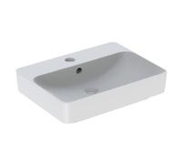 Geberit Countertop Basin VariForm KeraTect 1 Tap Hole Overflow 600x158x450mm White 500780002