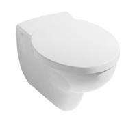 Geberit D Shaped Toilet Seat CLEO Removable Toilet Seat Alpine White