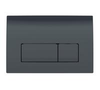 Geberit Delta 50 Dual Push Button Flush Plate WC Concealed Cistern Black