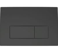 Geberit Delta50 Dual Flush Plate for Concealed Cisterns - Matt Black