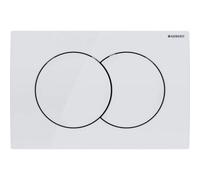 Geberit Delta01 Dual Flush Plate, White (115.107.11.1)