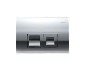 Geberit Delta35 Gloss Chrome Dual Flush Plate Concealed Cisterns Rp 115.135.21.1
