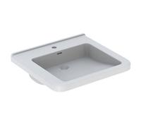 Geberit Disabled Sink Renova Comfort 1 Hole Overflow Visible 600x155x550mm White