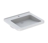 Geberit Disabled Sink Renova Comfort Keratect 1 Hole Without Overflow 650x155x550mm White