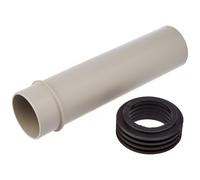 Geberit - Downpipe Extension Geberit with Sealant Sleeve: D45 mm Granite Grey (152.434.06.1)