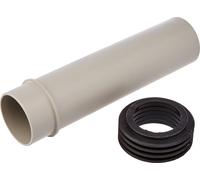 Geberit Downpipe Extension Geberit with Sealant Sleeve: D45 mm Granite Grey