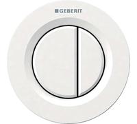 Geberit Dual Type01 Flush Button White Alpine for Concealed Cistern 12cm and 15cm - 116.042.11.1