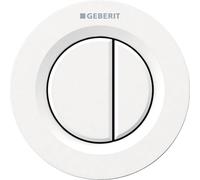 Geberit Dual Type01 WC Dual Flush Button White Concealed Cistern - 116.042.11.1