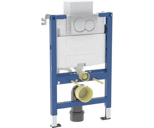 Geberit Duofix Alpha01 Wc Frame 820mm Concealed Cistern with Flush Plate 458.035.21.2