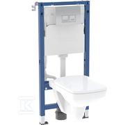 Geberit Duofix Basic Delta35 Selnova Square Frame 118.340.21.3