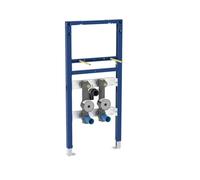 Geberit Duofix Element for washbasin, 112 cm, floor-mounted faucet, with two water meter sections