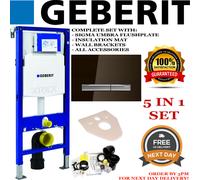 Geberit Duofix WC Frame with UP320 Cistern 1.12m with flushplate, full set