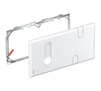 Geberit Flush Plate Cover Alpine White for washbasin tap with concealed function box 116426111