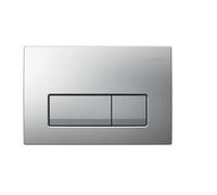 Geberit Flush Plate Delta50 for dual flush Matte Chrome 115105465