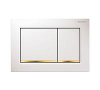 Geberit Flush Plate Sigma30 Chrome/Gold Plastic 164 x 246 x 12mm 115883KK1