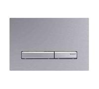 Geberit Flush Plate Sigma50 Double Flush 246x164x13mm Brushed Chrome