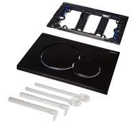 Geberit 115.770. DW. 5 Sigma01 Flush Plate, Plastic Handle, Jet Black RAL9005
