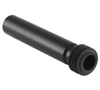 Geberit - Geberit Discharge Elbow Extension with Sleeve Gasket: Black (152.489.16.1)