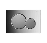 DUOFIX SIGMA 01 Dual Flush Plate, Gloss / Matt Chrome (115.770.KA.5)