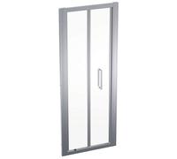 Geberit Geo 560.126.00.2 900mm Bi-fold Bathroom Shower Door Chrome Framed New