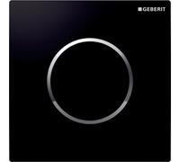 Geberit HyTouch Square Flush Urinal Control Toilet Black Chrome