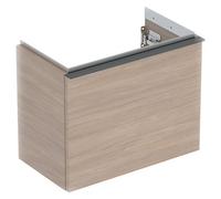 Geberit Icon Wall Hung Wash Basin Drawer Vanity Unit 415mm Oak Lava (Unit Only)