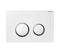 Geberit Kappa21 Dual Flush Plate White Chrome Kappa 21 - For Up200 Cisterns