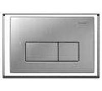 Geberit Kappa50 Dual Flush WC Wall Plate - Brushed Chrome